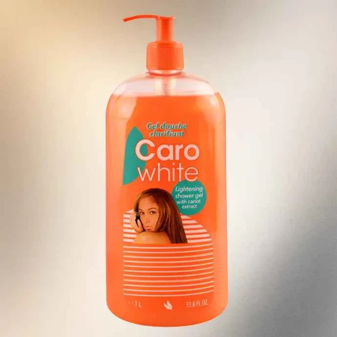 Caro White Body Wash with Carrot Oil 1000ml – Nourishing Body Cleanser