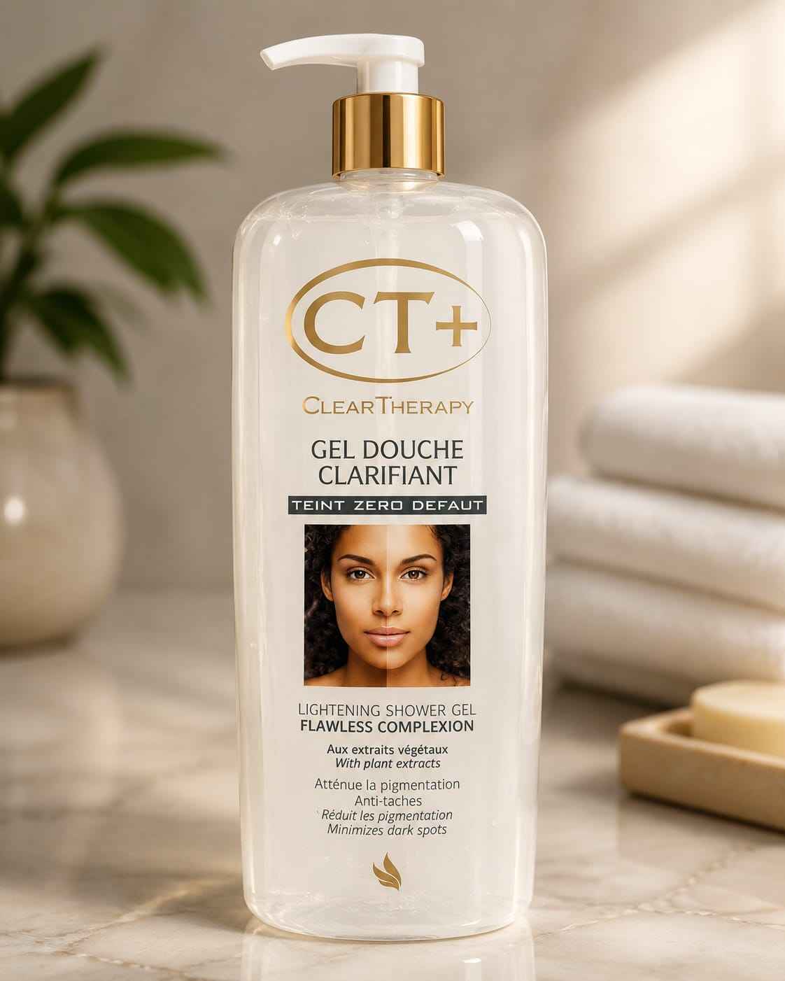 Clear Therapy Vegetable Extracts Shower Gel – Gentle Daily Cleansing Body Wash, 800ml