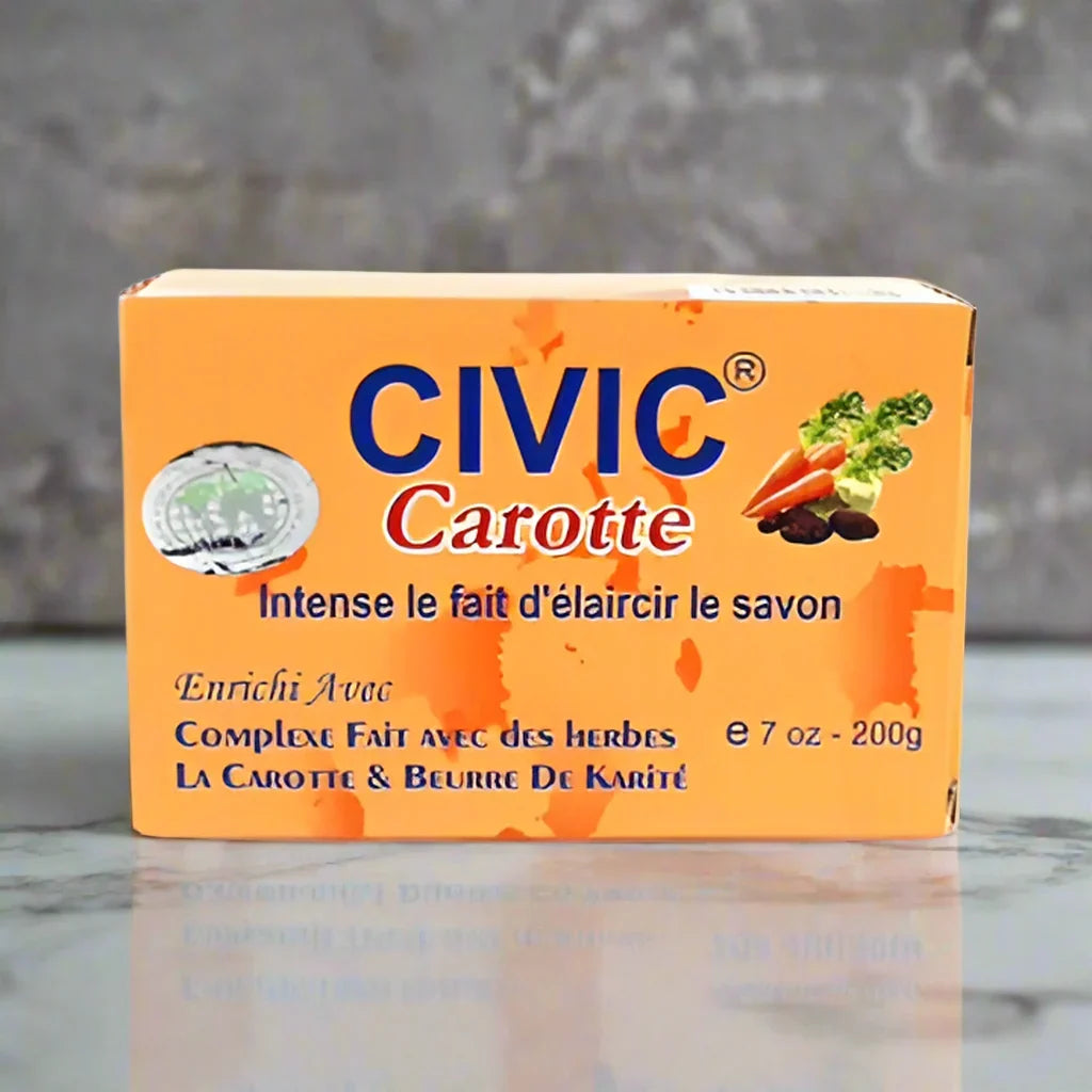 Civic Carrot Intense Beauty Soap with Carrot & Shea Butter – 7 oz