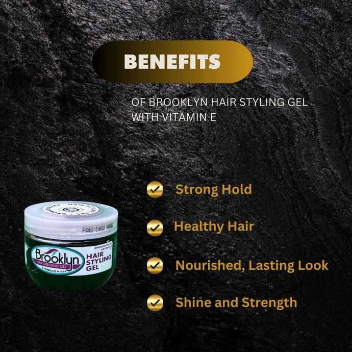 Brooklyn Hair Styling Gel with Vitamin E 100ml / 3.38 fl. oz