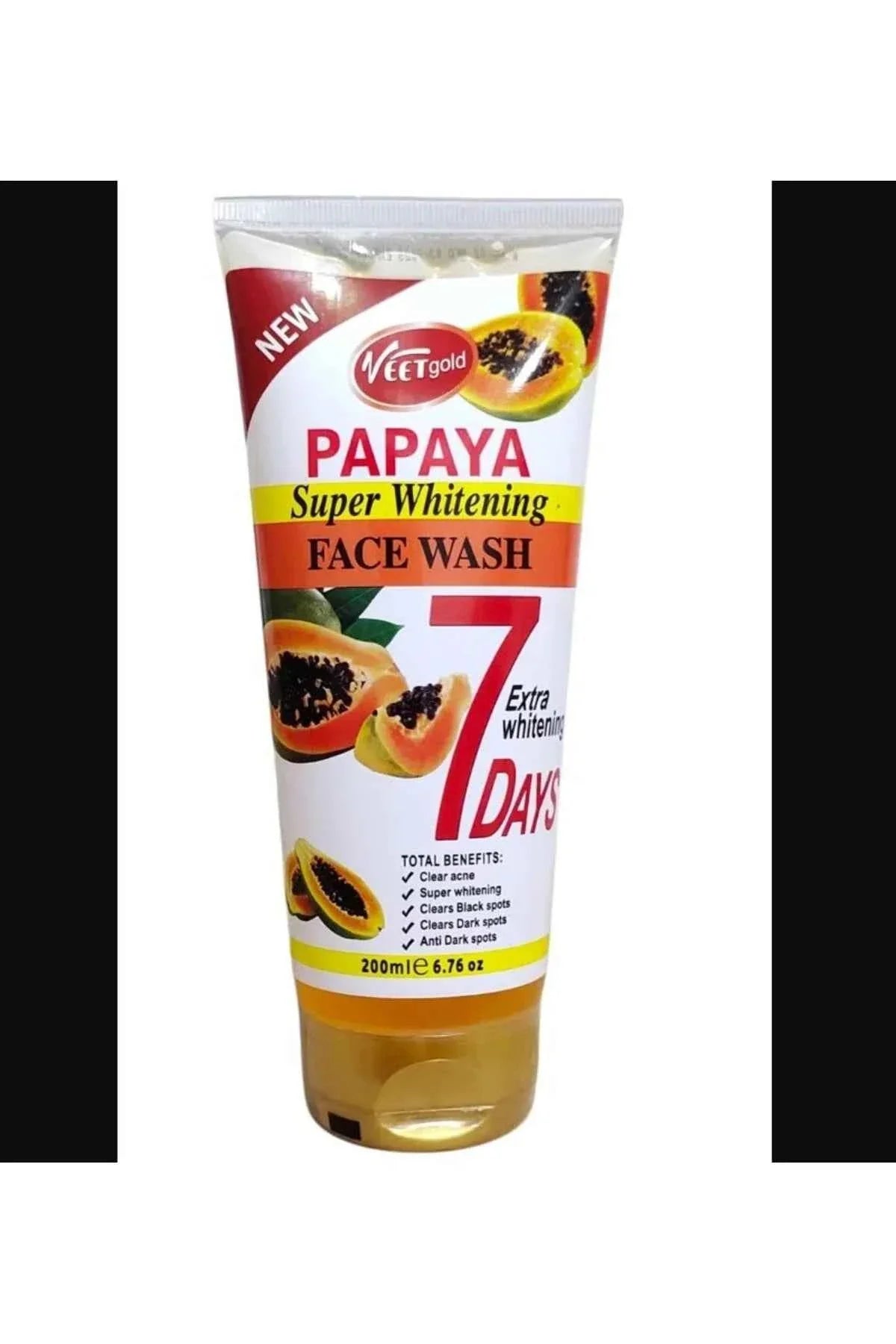 Veet Gold Papaya Face Wash with Papaya Extract & Vitamin E – 200ml