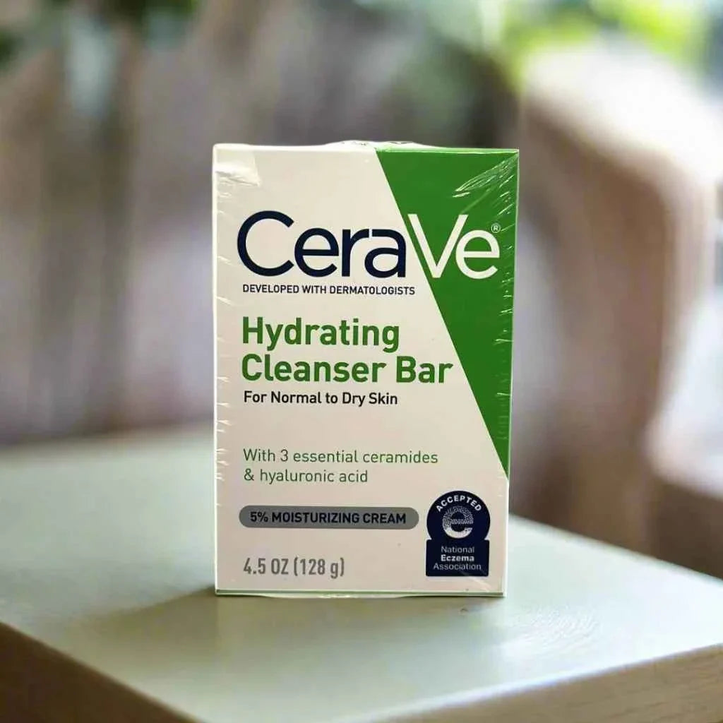 CeraVe Hydrating Cleanser Bar with Ceramides & Hyaluronic Acid