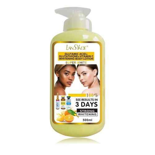 LansYade Glutamic Acid + Vitamin C Body Lotion – 500ml