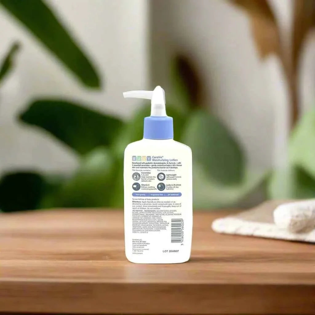 CeraVe Baby Moisturizing Lotion with Ceramides & Hyaluronic Acid Pump – 8 oz