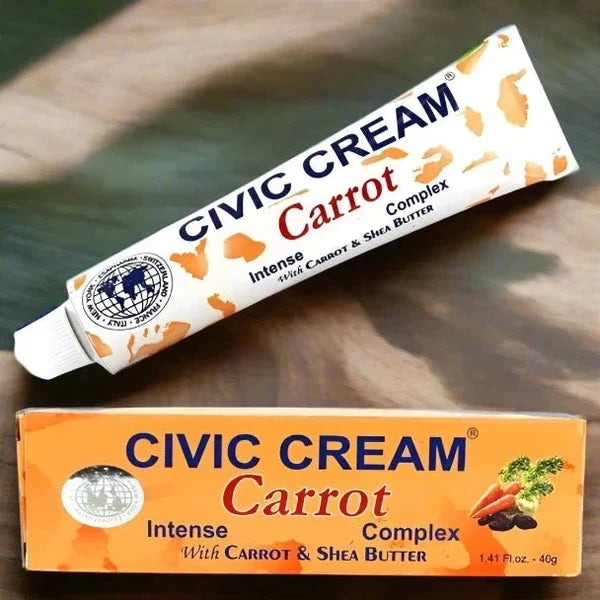 Civic Intense Carrot Cream with Carrot Oil & Shea Butter – 1.41 oz / 40g