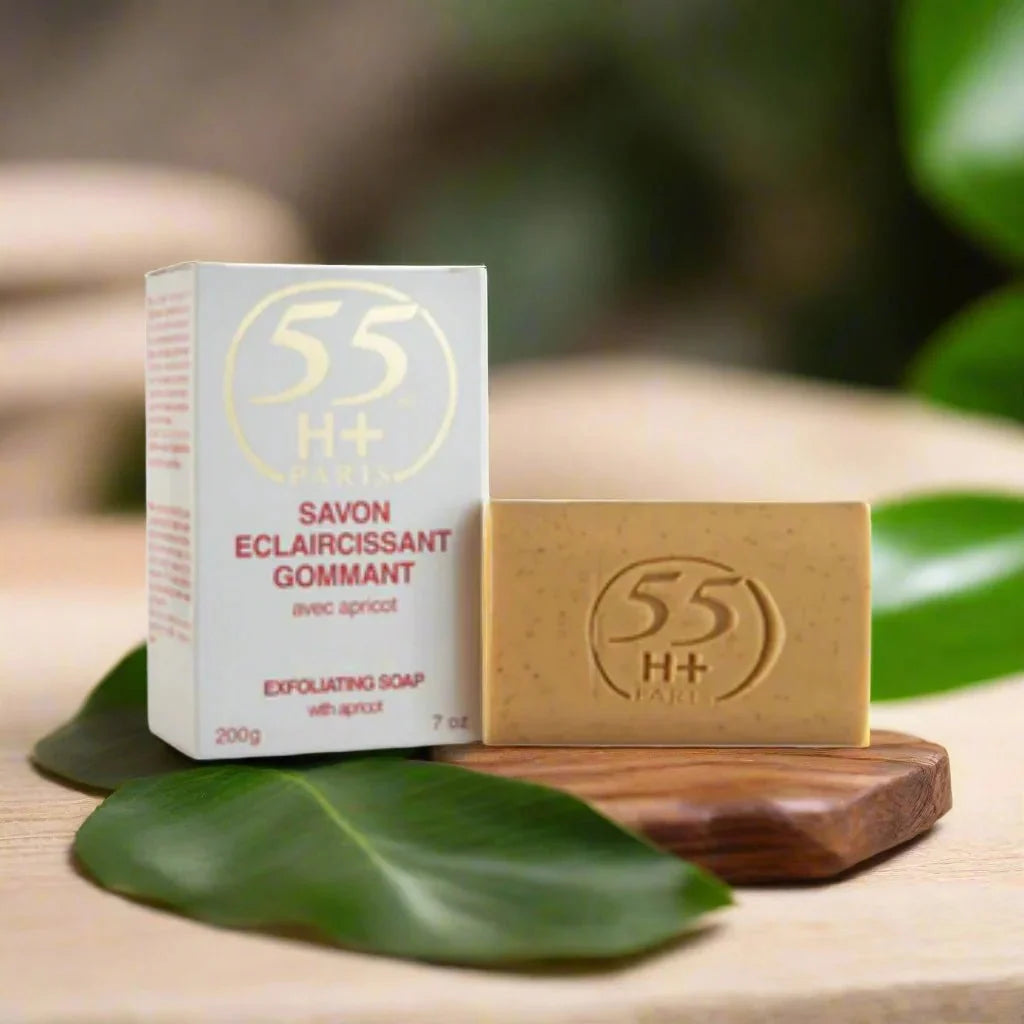 55H+ Paris Apricot Beauty Soap 7 oz - Bazarora