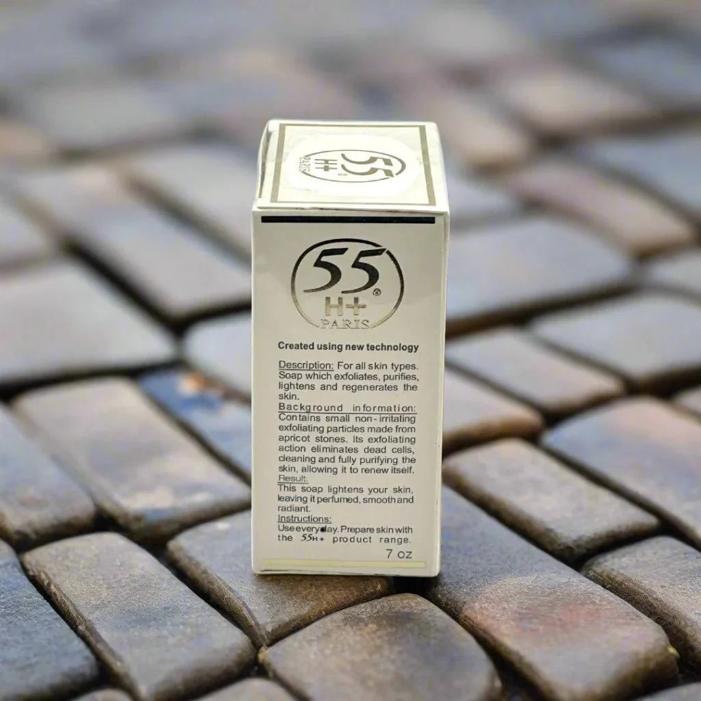 55H+ Paris Apricot Cleansing Soap 7 oz - Bazarora