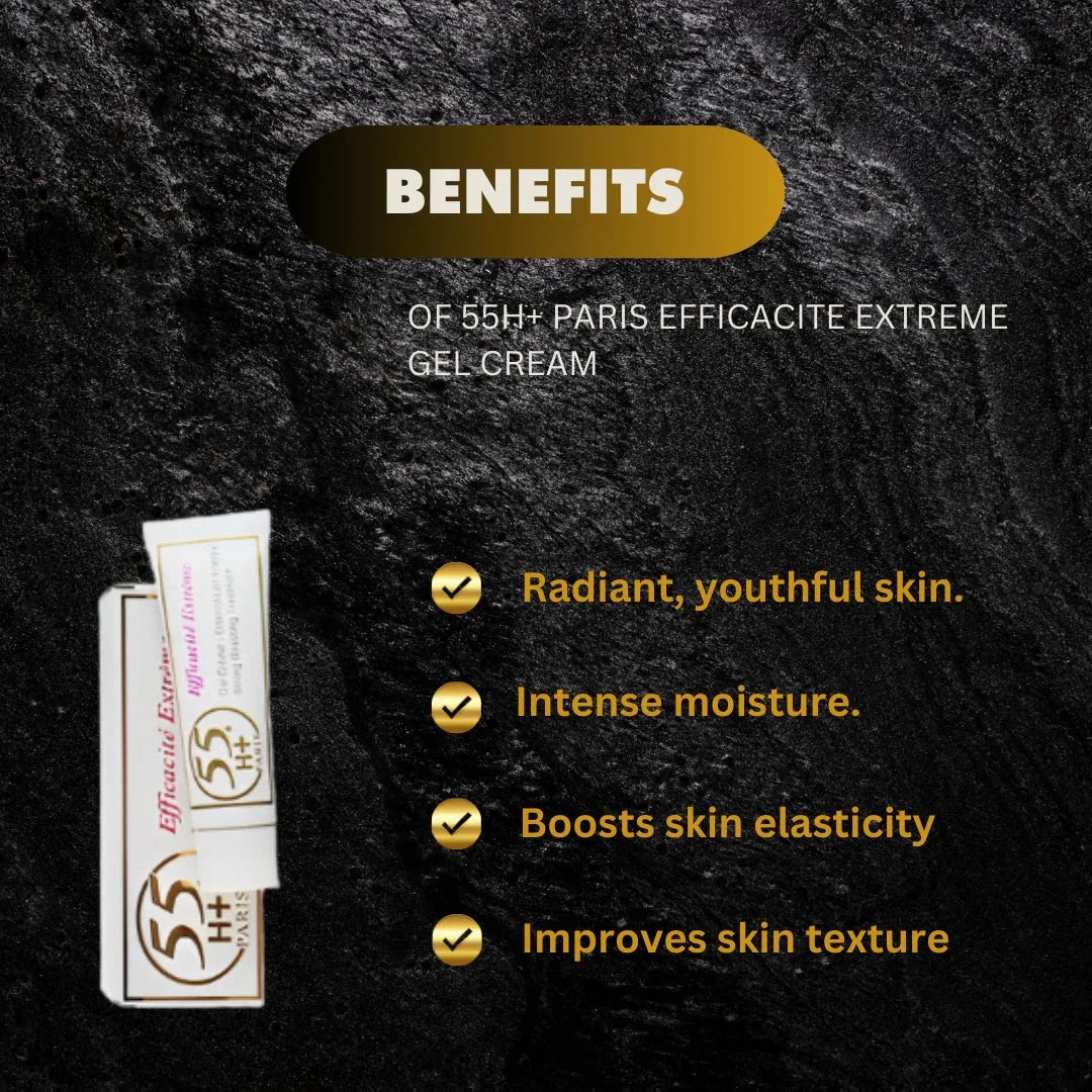 55H+ Paris Efficacite Daily Gel Cream 1 oz - Bazarora