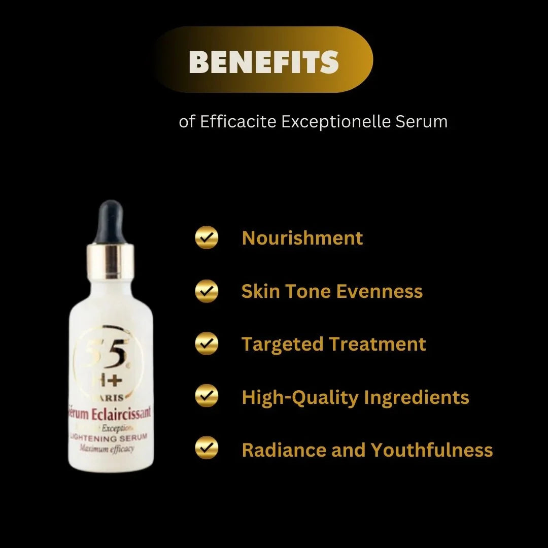 55H+ Paris Efficacite Exceptionelle Serum 1.66 oz - Bazarora
