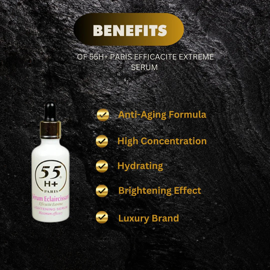 55H+ Paris Efficacite Serum 1.66 oz - Bazarora