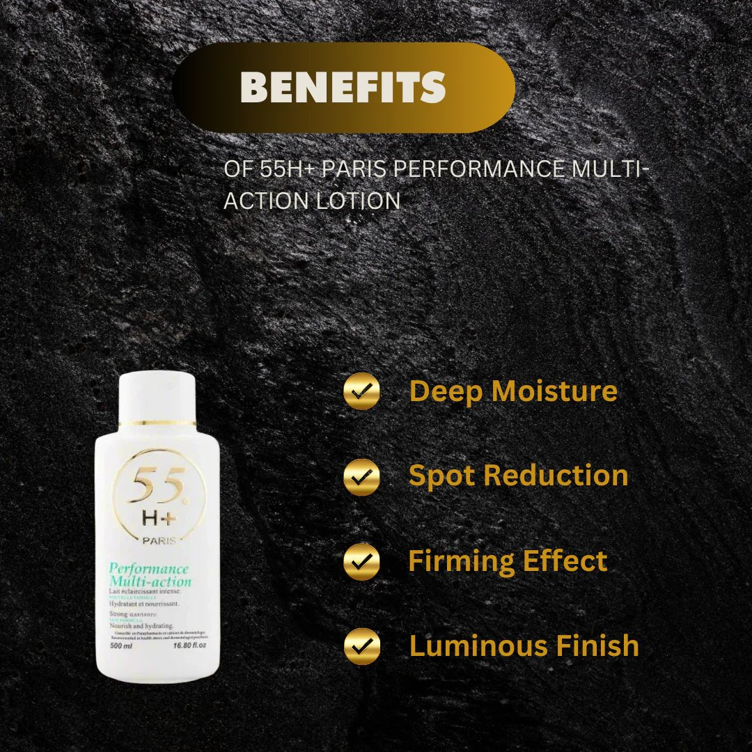55H+ Paris Performance Multi-Action Lotion 16.8 oz - Bazarora