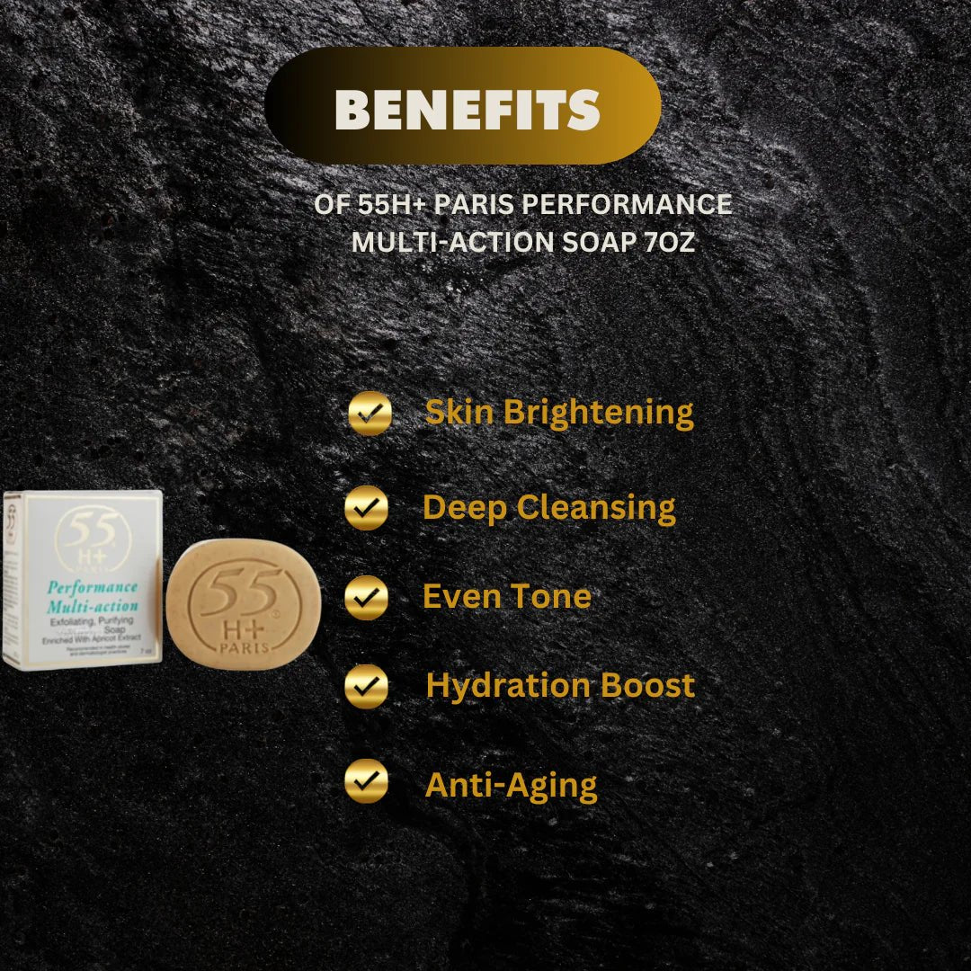 55H+ Paris Performance Multi-Action Soap 7 oz - Bazarora