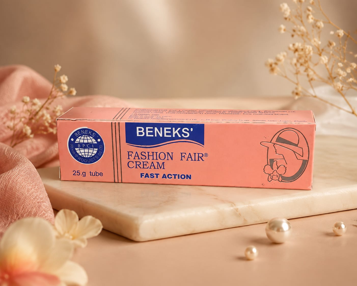 Beneks Fashion Fair Cream Fast Action – 25g