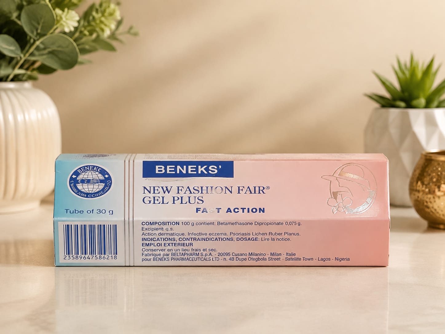 Beneks Fashion Fair Gel Plus – 30g