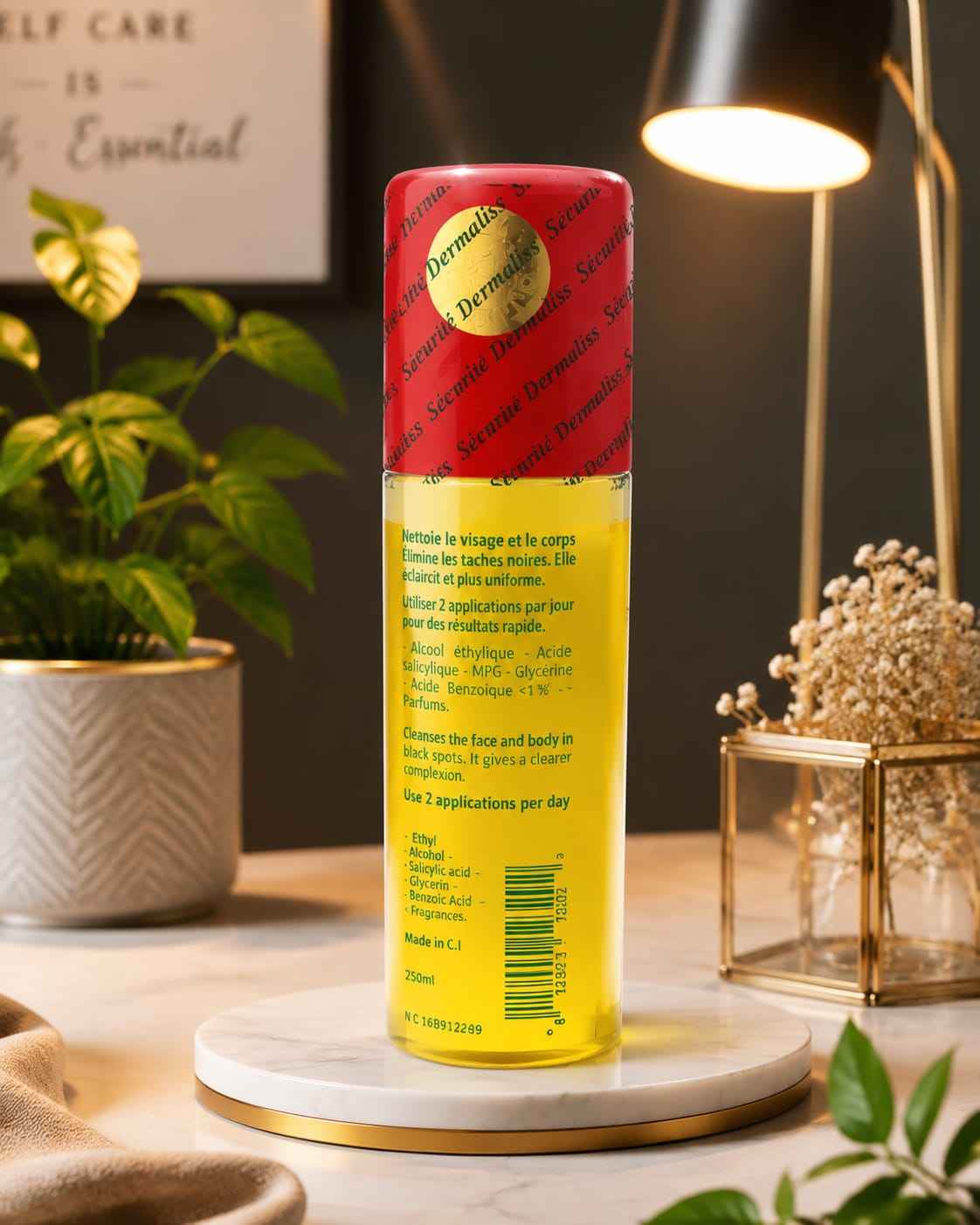 Dermaliss Beauty Lotion & Cleanser for Face and Body - 250 ml