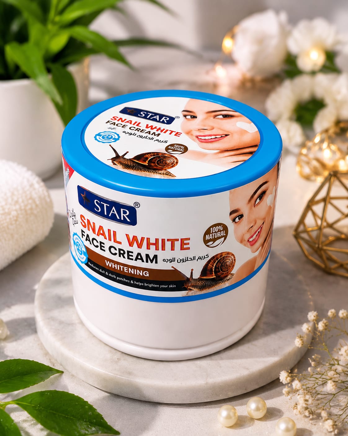 Star Snail White Face Cream with Snail Secretion Filtrate
