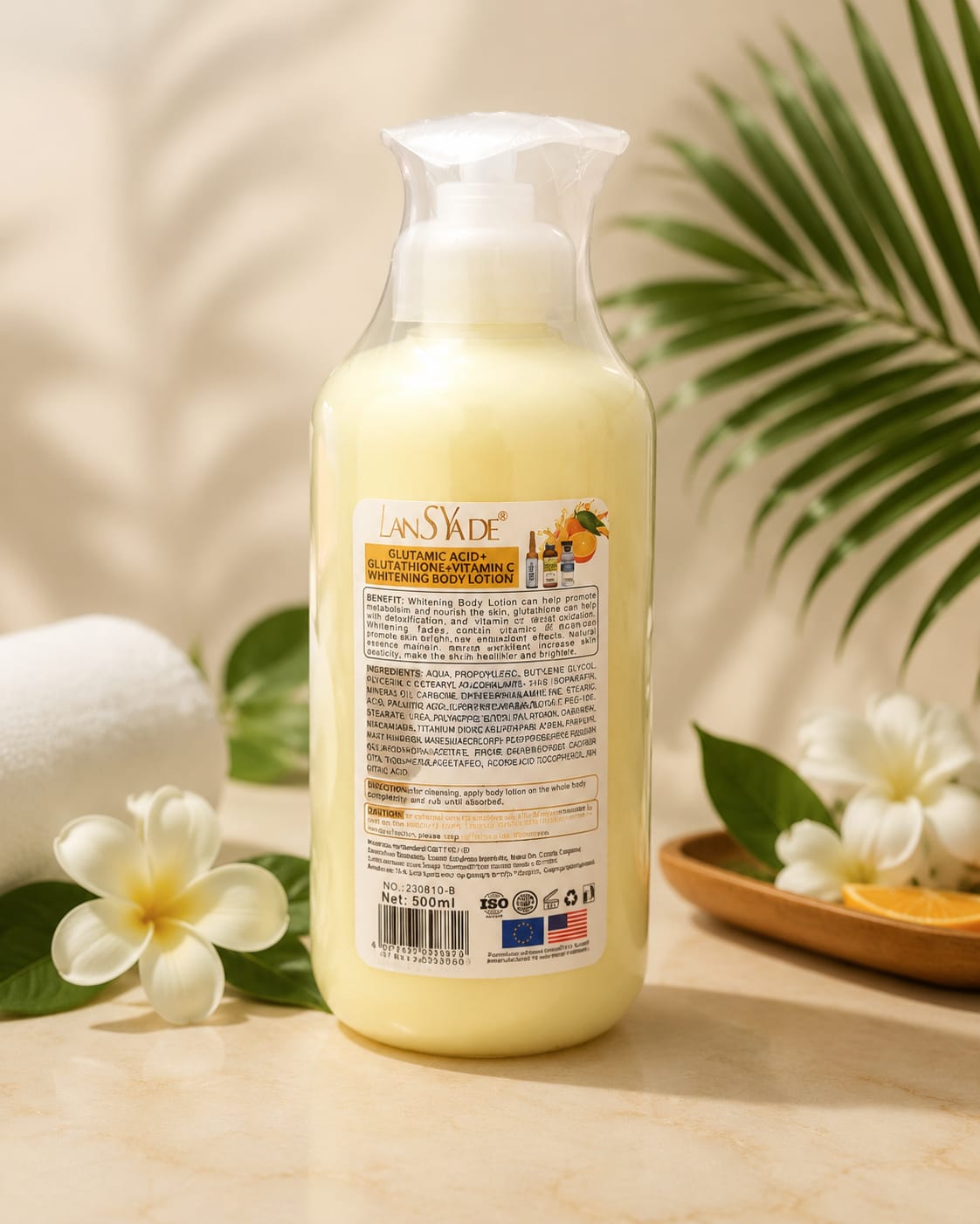 LansYade Glutamic Acid + Vitamin C Body Lotion – 500ml