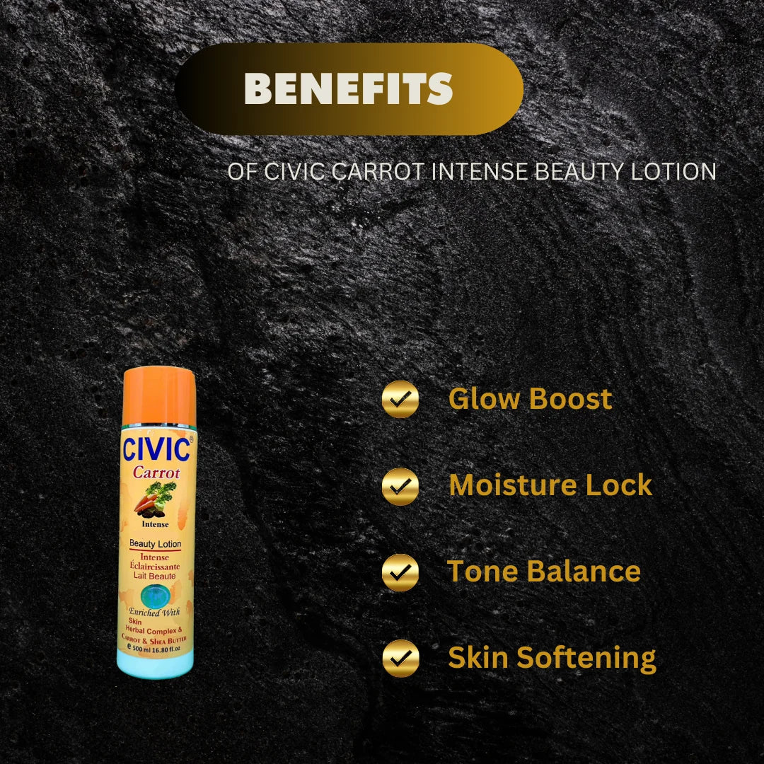 Civic Carrot Beauty Lotion – 16.8 oz