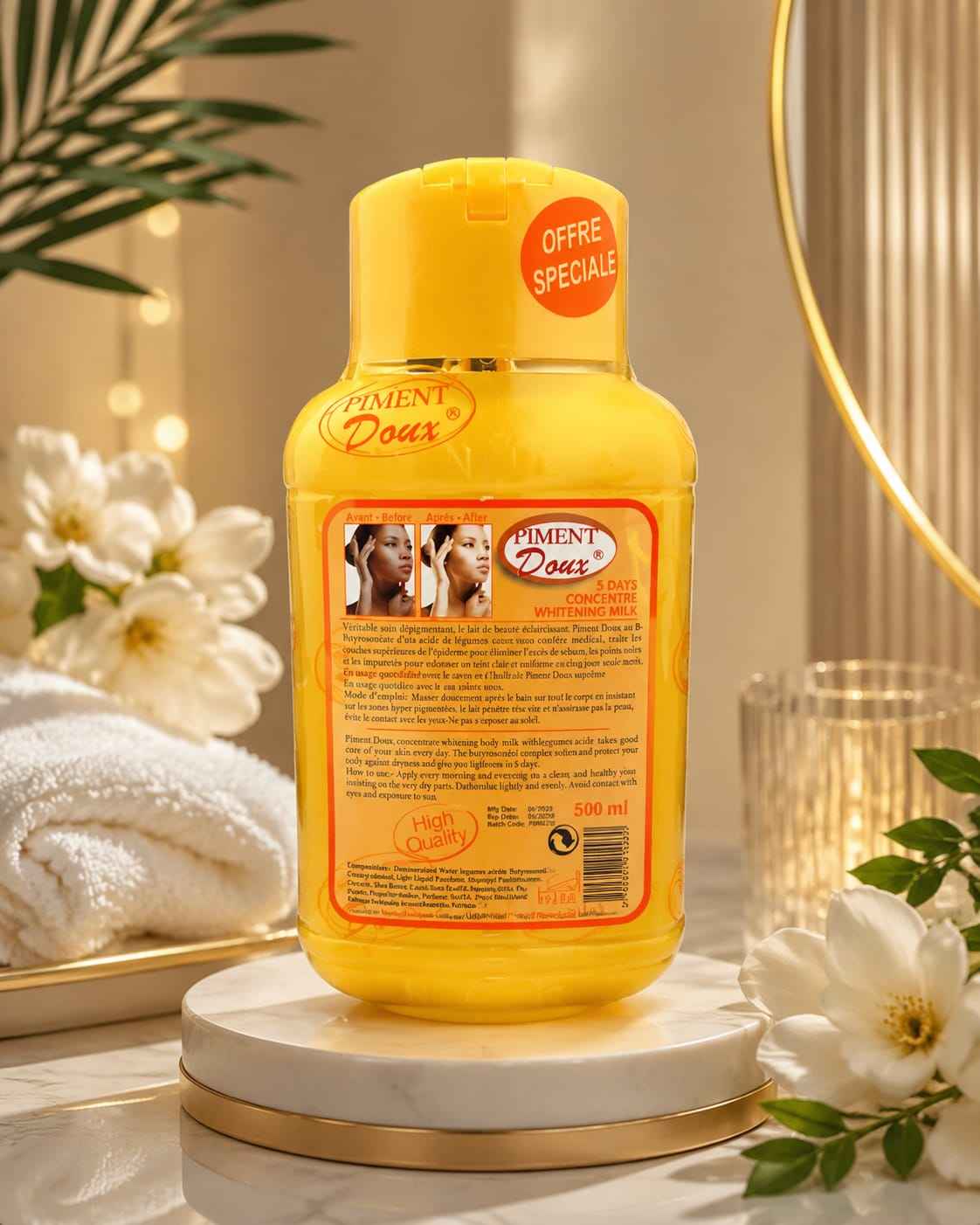 Piment Doux Body Cream with Piment Extract