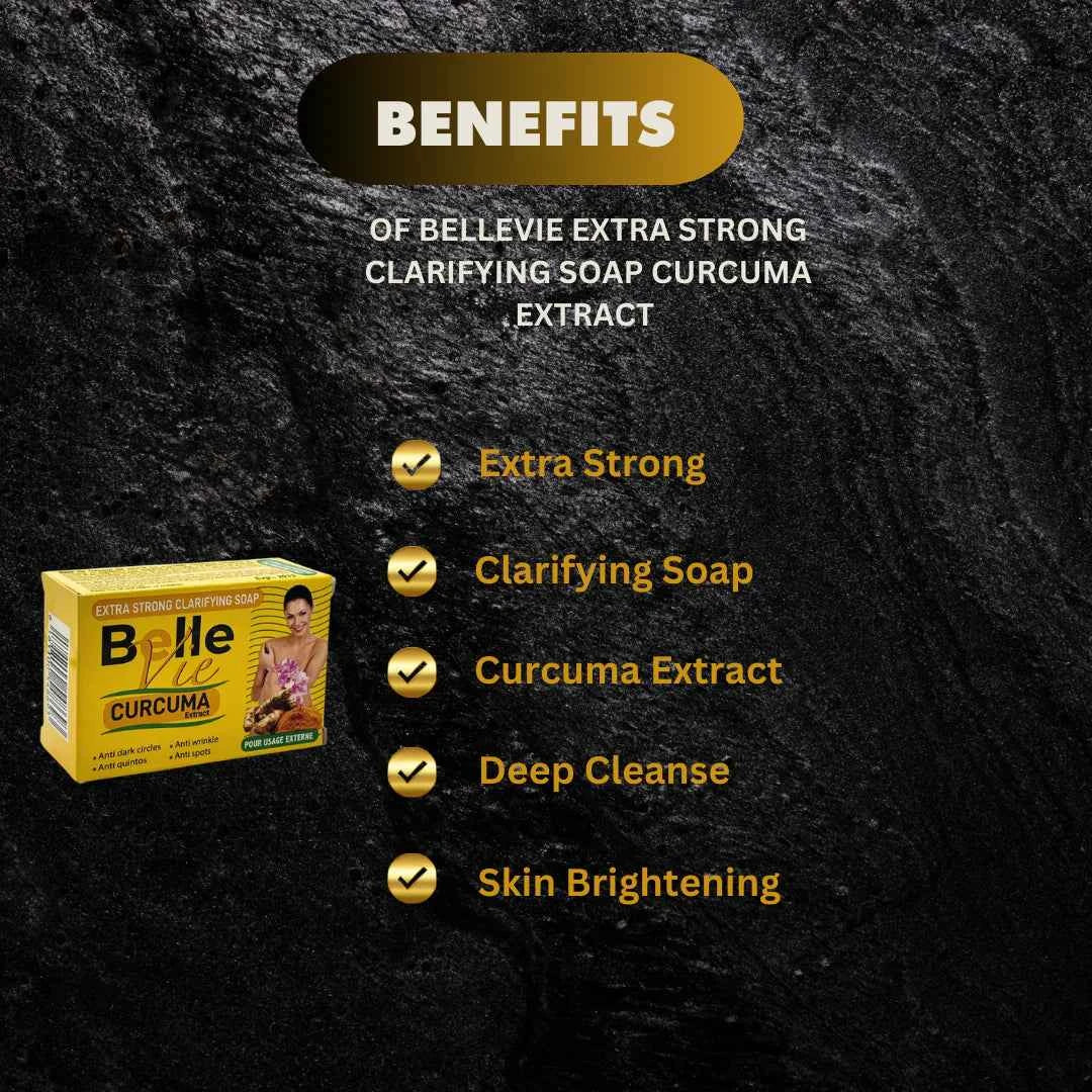 Bellevie Curcuma Extract Cleansing Soap 225g