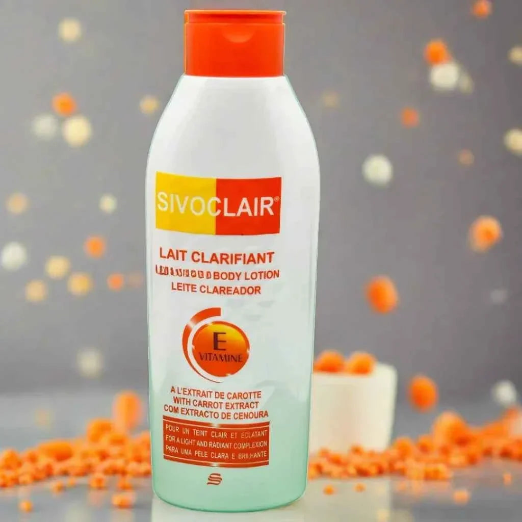 Sivoclair Body Lotion with Carrot Extract 16.9 oz / 500ml – Nourishing Daily Moisturizer