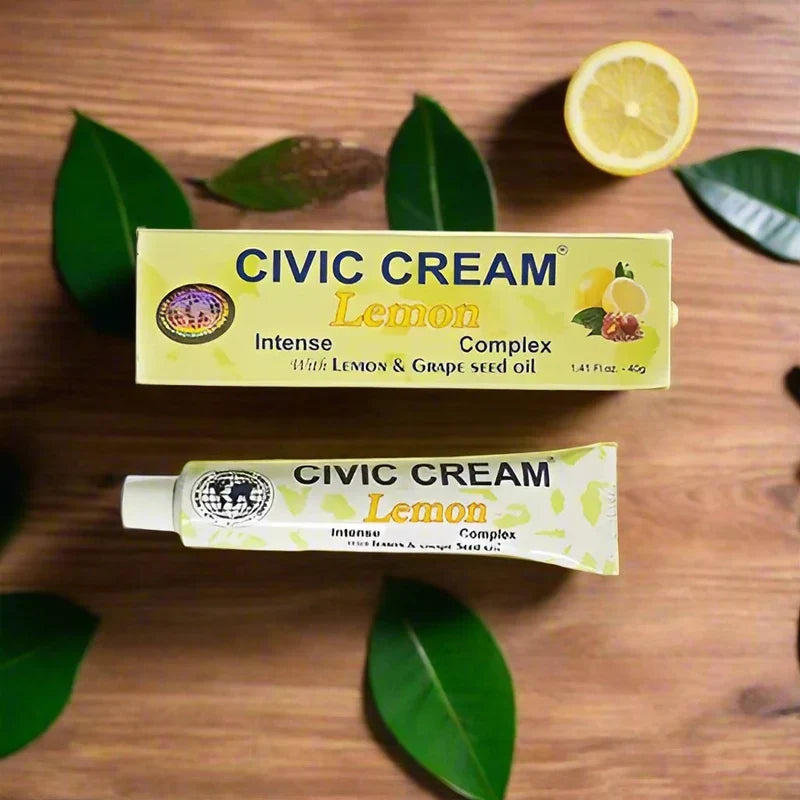 Civic Lemon Cream with Glycerin & Vitamin E – 1.41 oz / 40g