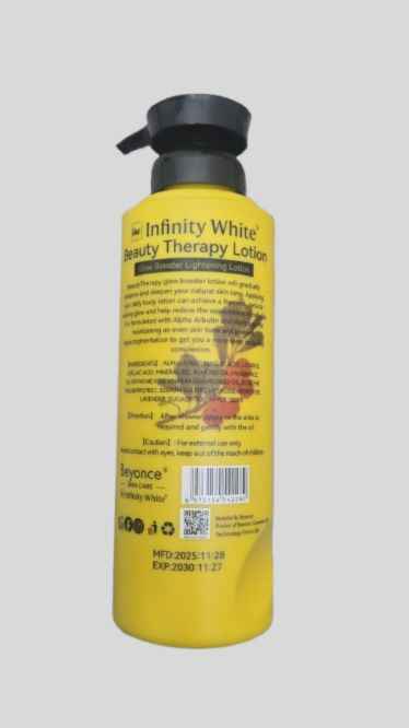 Infinity White Beauty Therapy Body Lotion with Alpha Arbutin & Kojic, 500 ml