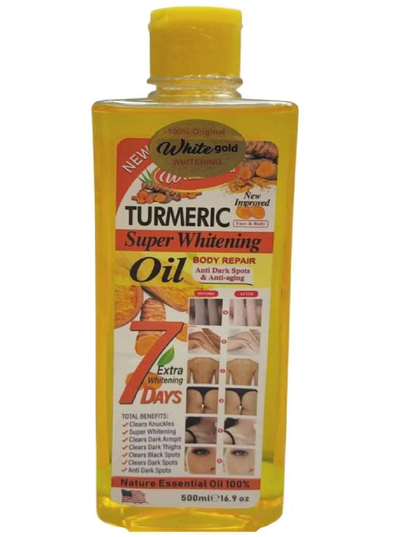 Turmeric Body Oil 500 ml White Gold
