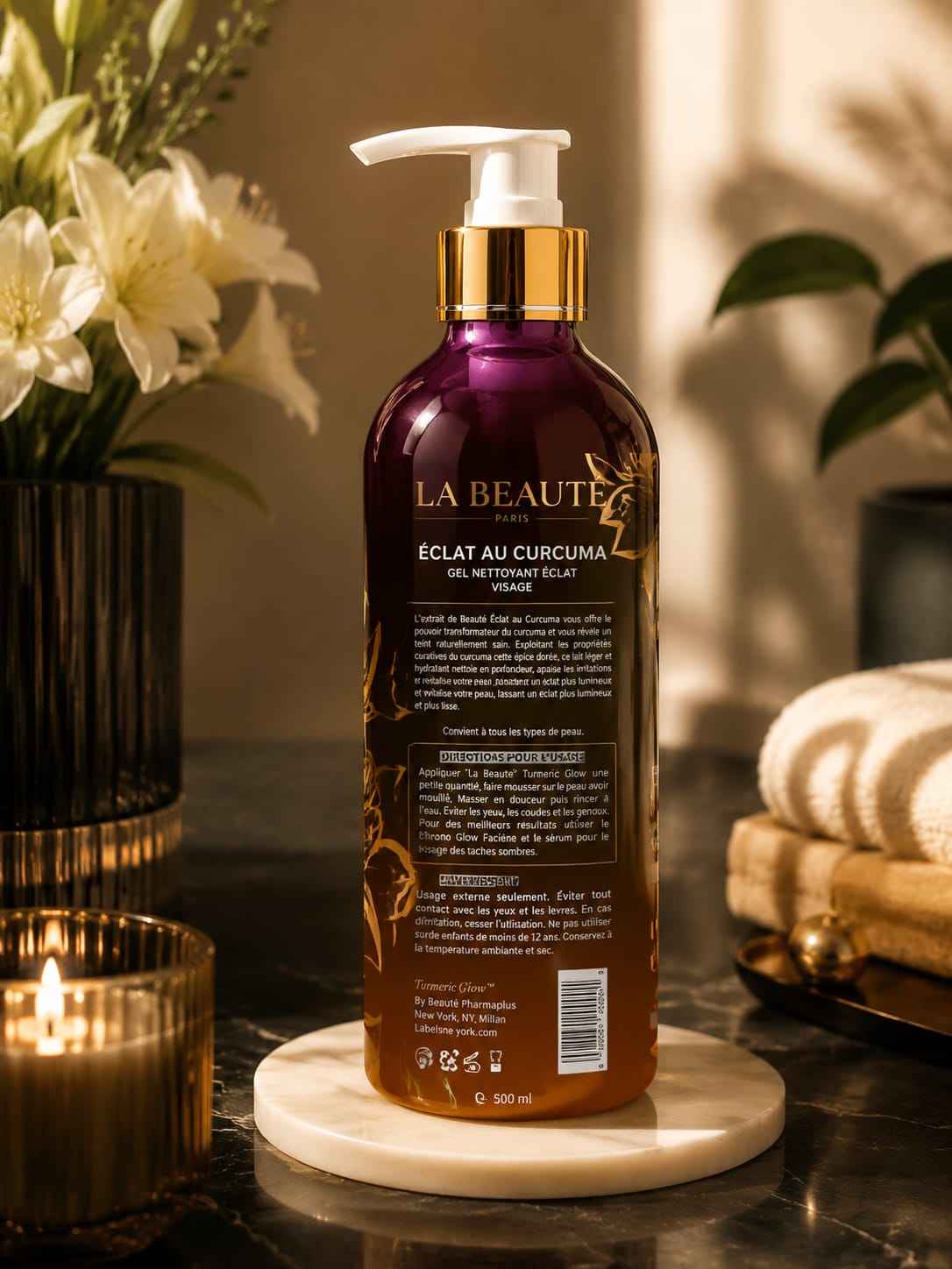 Turmeric Glow Beauty Milk for Soft & Smooth Skin – 500ml / 16.9 fl. oz.