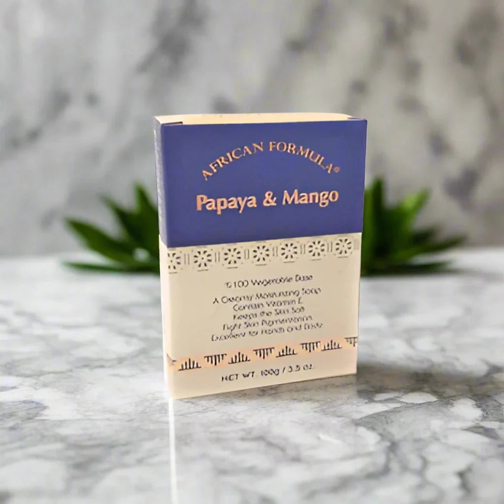 African Formula Papaya & Mango Soap 3.5 oz - Bazarora
