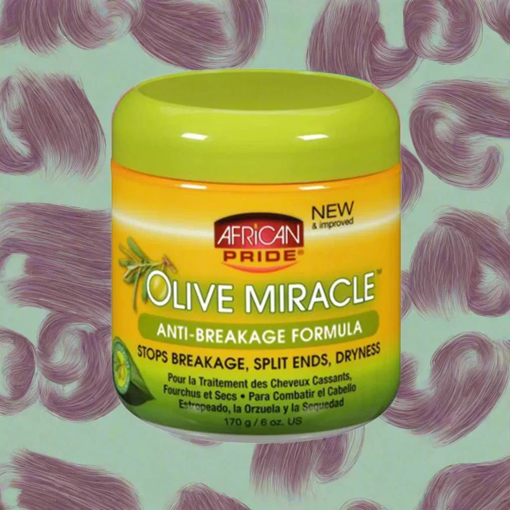 African Pride Olive Miracle Olive Oil Crème 6 oz - Bazarora