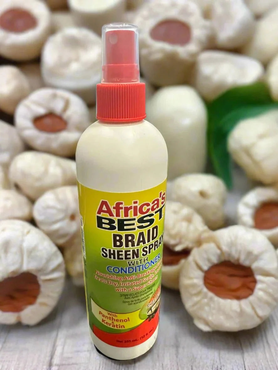 Africa's Best Braid Sheen Spray With Conditioner 12oz - Bazarora