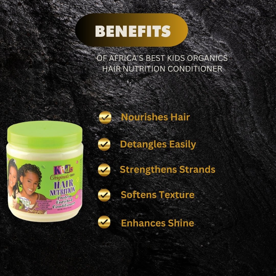 Africa's Best Kids Organics Hair Nutrition Conditioner 15oz - Bazarora
