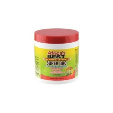 Africa's Best Maximum Strength Super Gro Hair & Scalp Conditioner 5.25 oz - Bazarora