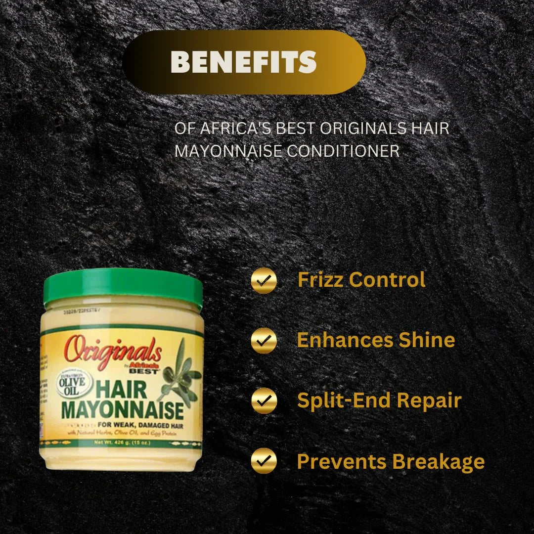 Africa's Best Originals Hair Mayonnaise Conditioner 15oz / 426g - Bazarora
