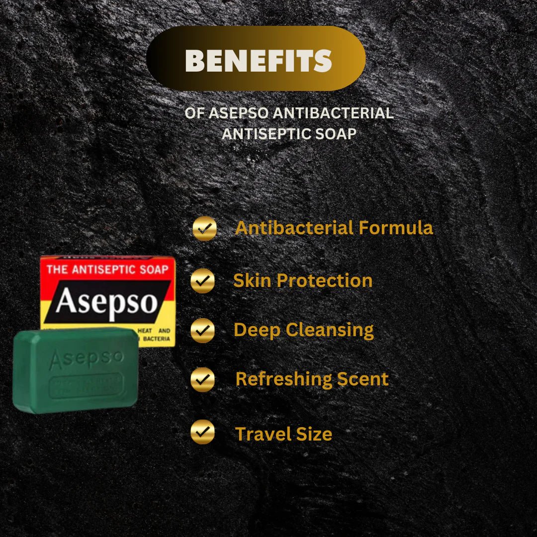 Asepso Soap 2.8oz - Bazarora