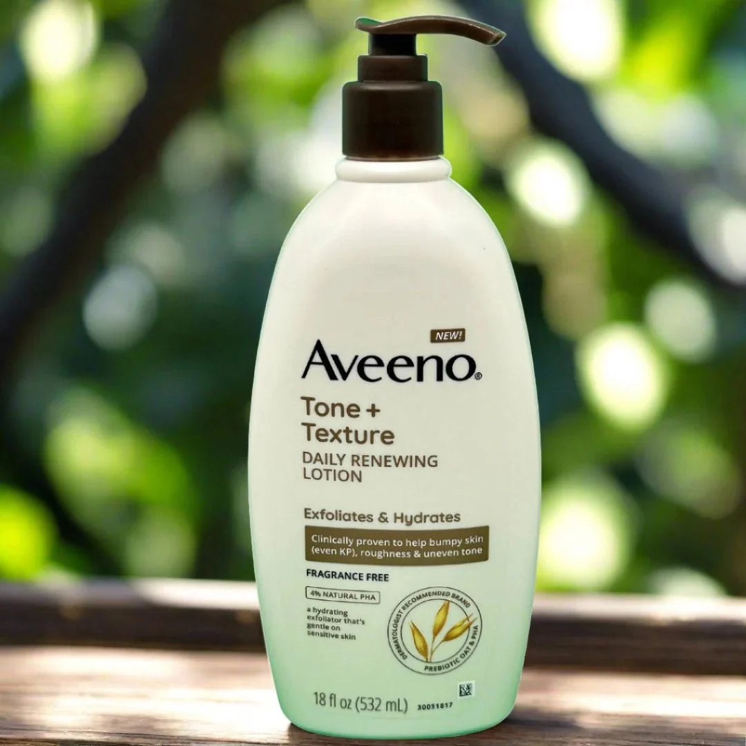 Aveeno Tone + Texture Daily Renewing Lotion 532ml - Bazarora