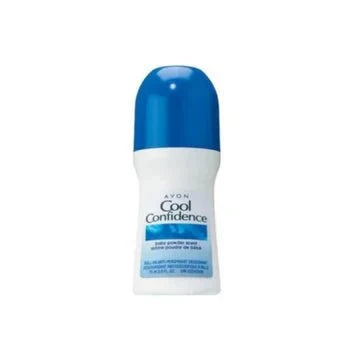 Avon Cool Confidence Baby Powder Roll-On Deodorant 2.6 oz - Bazarora