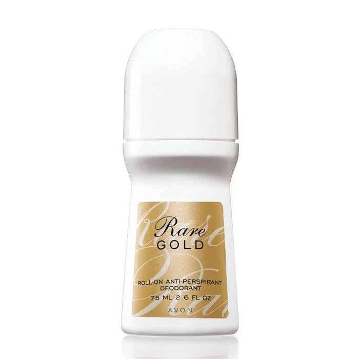Avon Rare Gold Roll-On Deodorant 2.6 oz - Bazarora