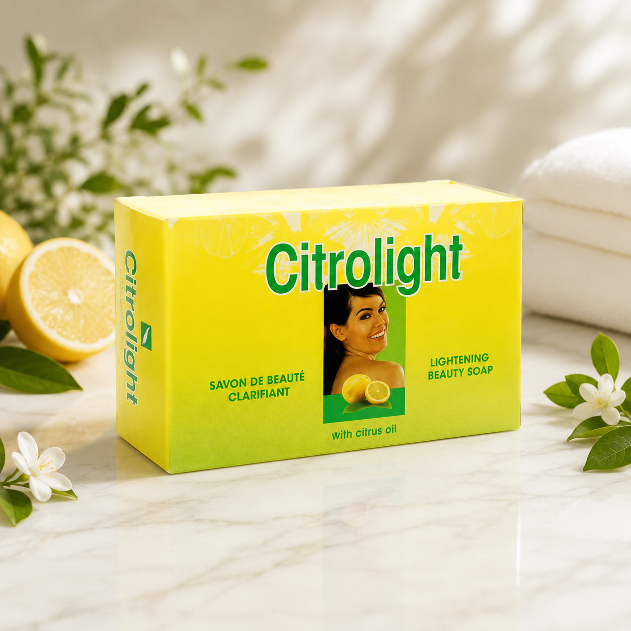 Citrolight Beauty Soap with Lemon Extract & Vitamins – 7 oz / 180g
