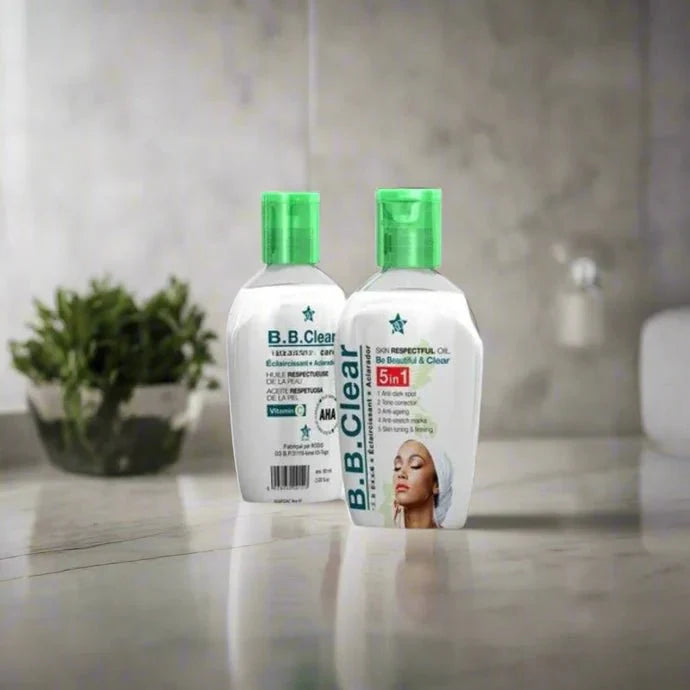 B.B. Clear Skin Respectful Oil with Vitamin C & Fruit Extracts 60ml - Bazarora