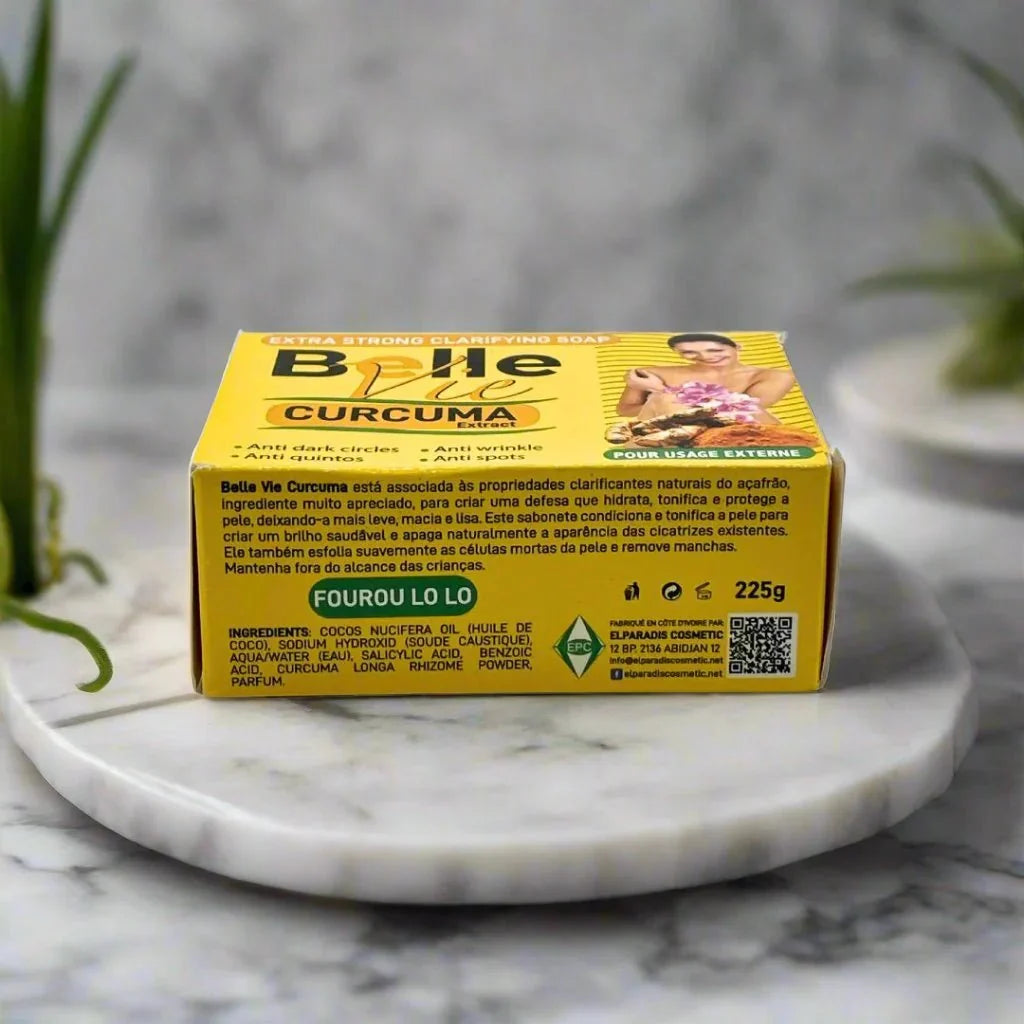 Bellevie Curcuma Extract Beauty Soap 225g - Bazarora