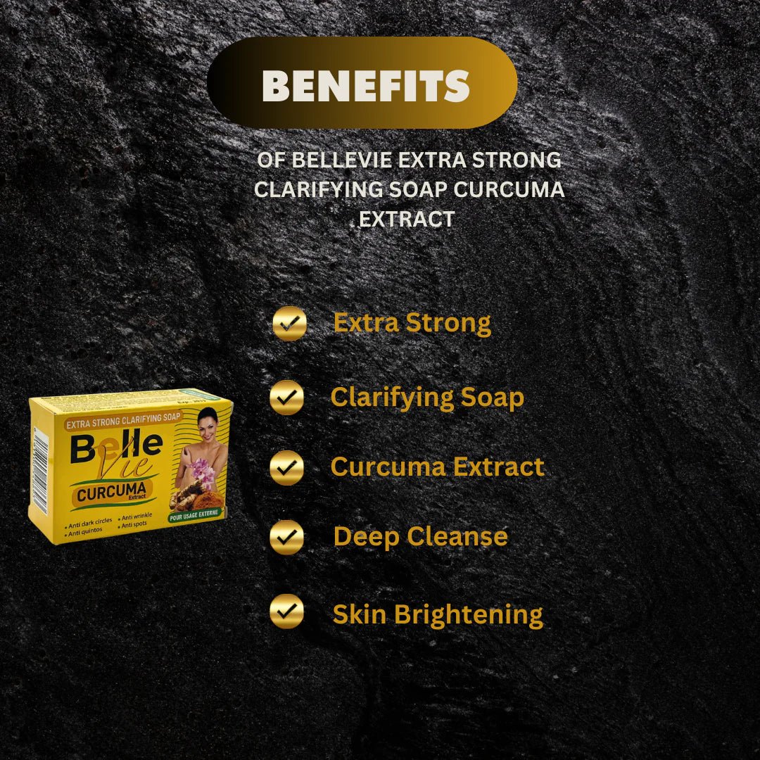 Bellevie Curcuma Extract Beauty Soap 225g - Bazarora