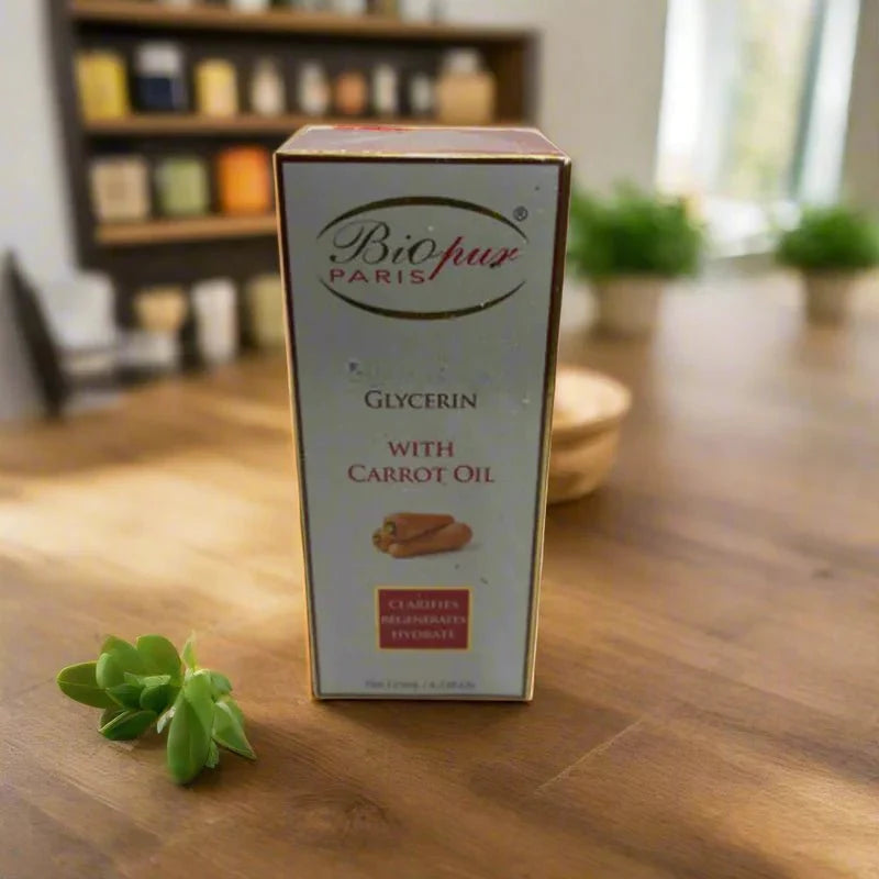 Biopur Paris Glycerin with Carrot Oil Moisturizing Care 125 ml - Bazarora