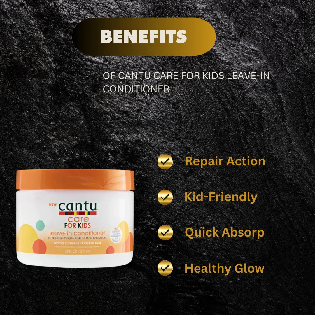 Cantu Care For Kids Leave-In Conditioner 10 oz - Bazarora