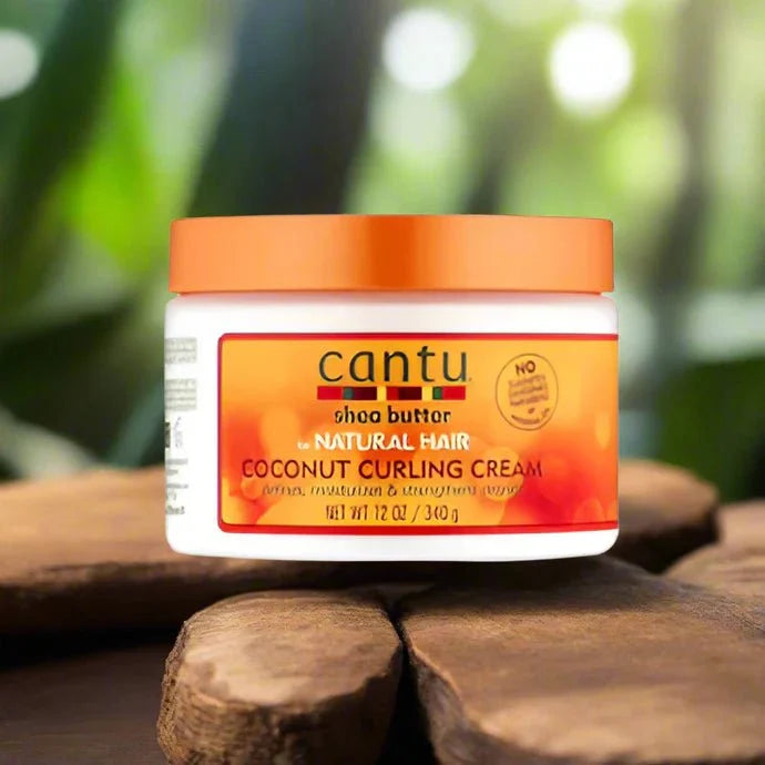 Cantu Shea Butter Coconut Curling Cream 12 oz - Bazarora