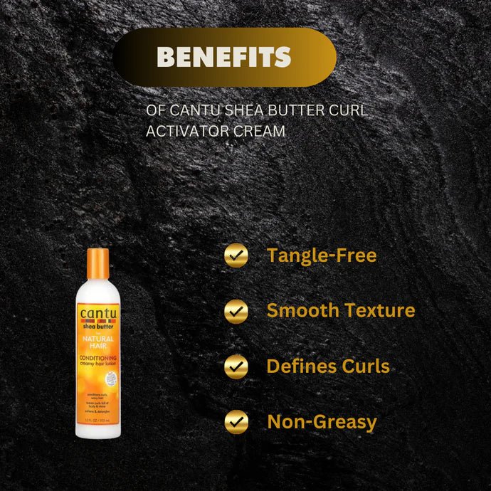 Cantu Shea Butter Curl Activator Cream 12oz - Bazarora