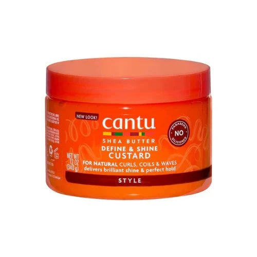 Cantu Shea Butter Define & Shine Custard 12oz - Bazarora