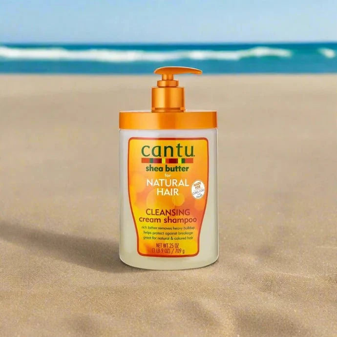 Cantu Shea Butter Natural Hair Cleansing Cream Shampoo 25 oz - Bazarora