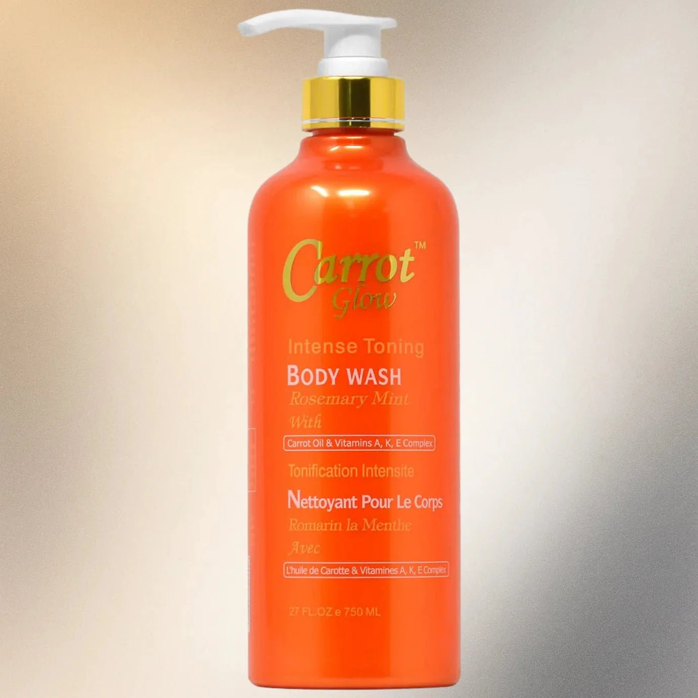 Carrot Glow Body Wash 27 oz - Bazarora